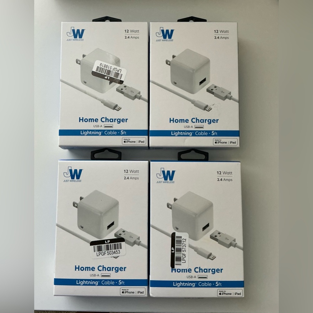 Just Wireless Home Charger with a 5ft cable pack (4)